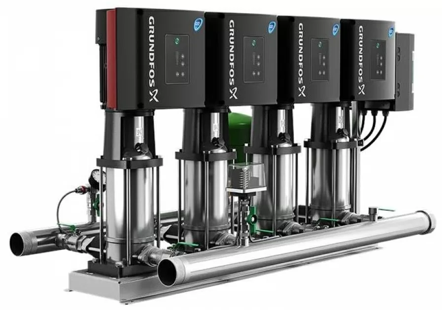 Groupe de surpression collectif Grundfos HYDRO MULTI-E 4